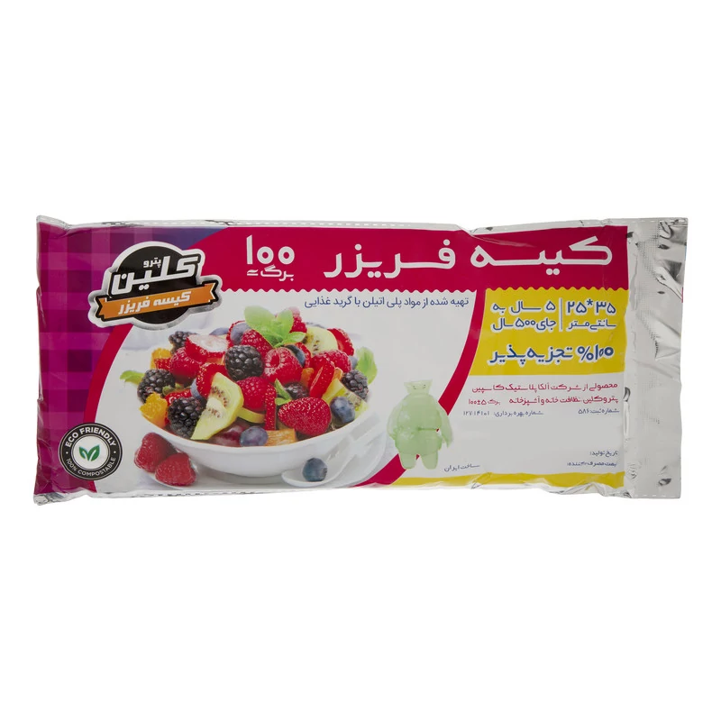 کیسه فریزر پترو کلین مدل 001 بسته 100 عددی