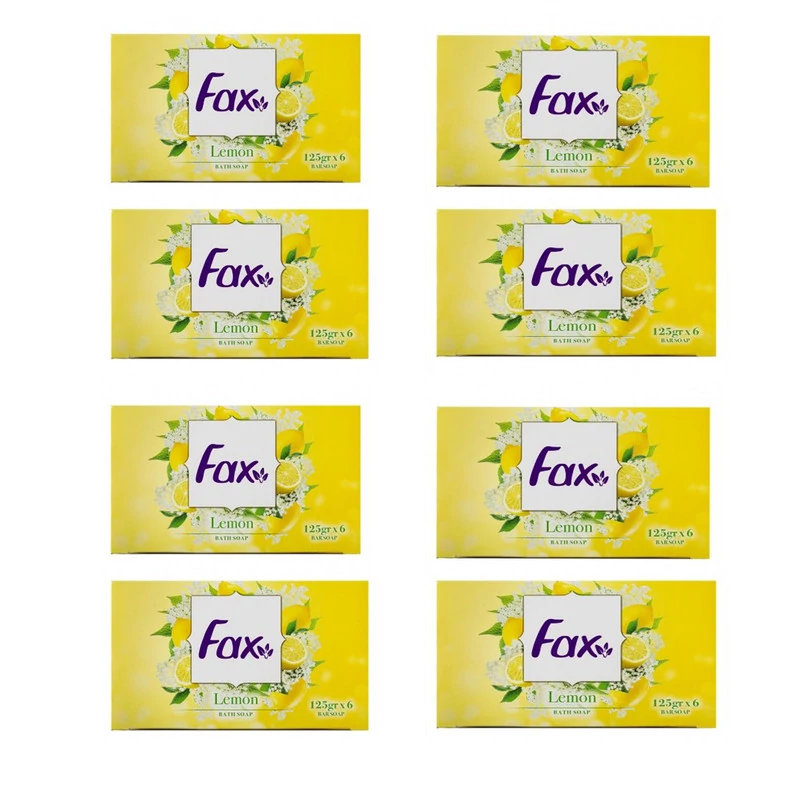 صابون فاکس مدل Lemon تحت لیسانس مجموعه 8 عددی